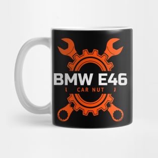 BMW E46 CAR NUT Mug